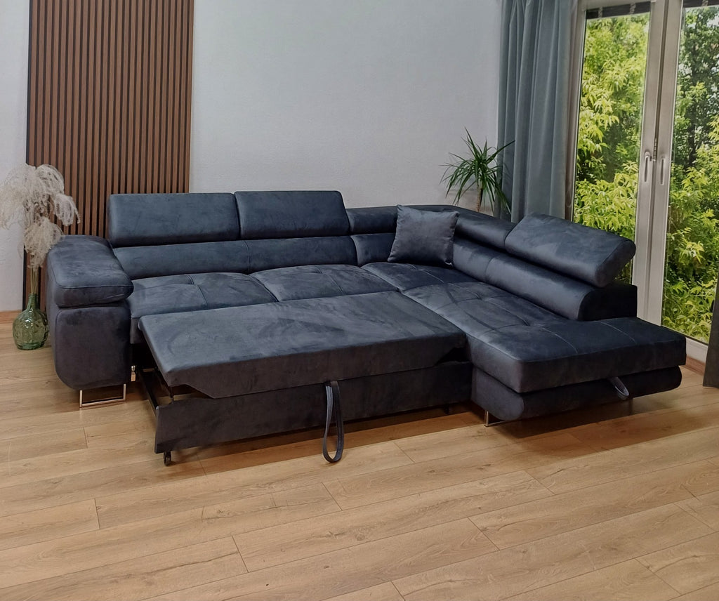 Canapé d’angle convertible Toulouse Marbella – Angle droit 275 x 205 cm