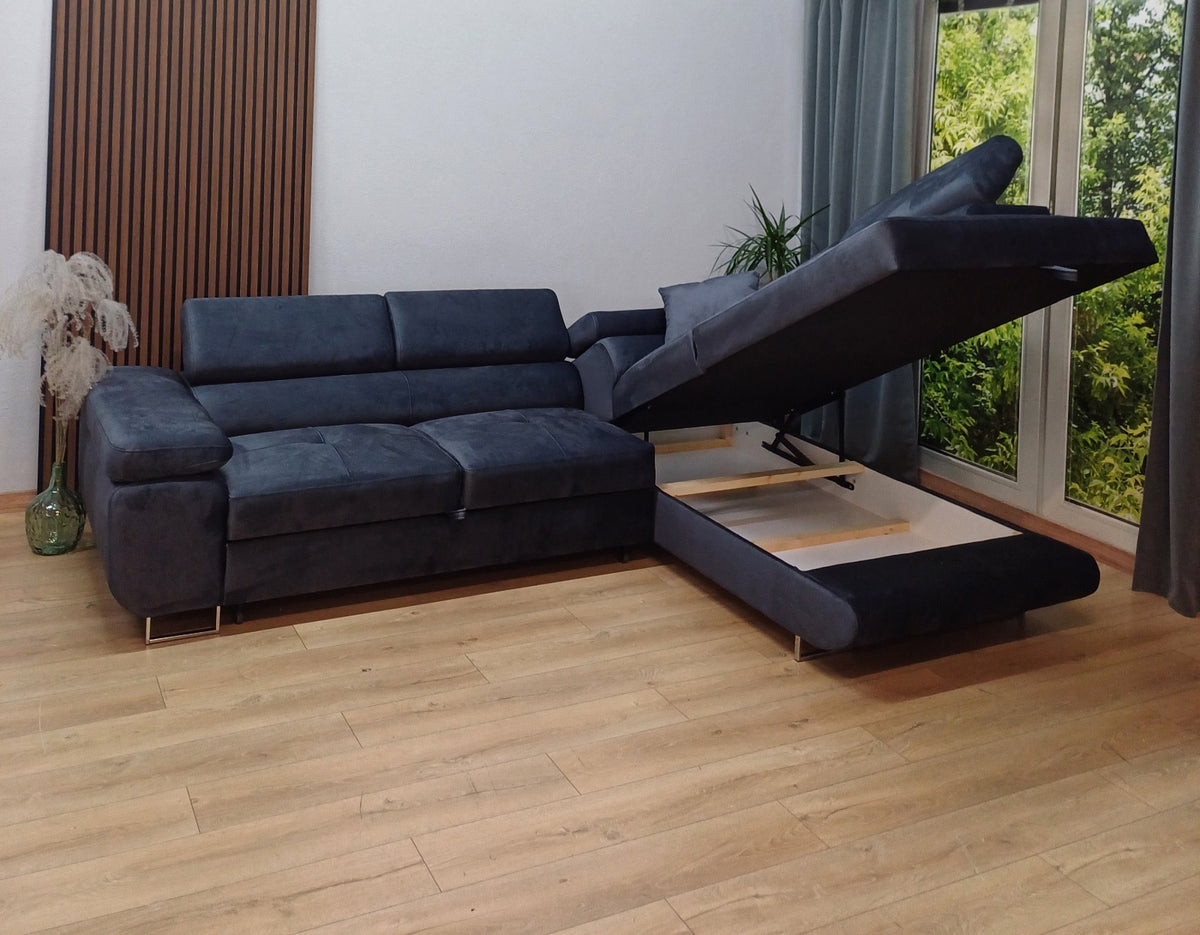 Canapé d’angle convertible Toulouse Marbella – Angle droit 275 x 205 cm