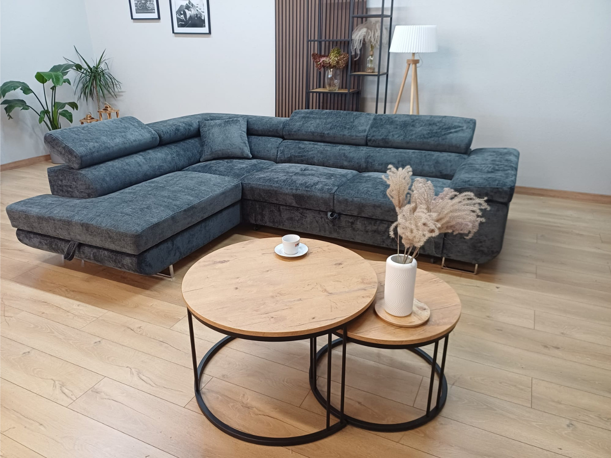 Canapé d’angle convertible Toulouse Marbella – Angle gauche 275 x 205 cm