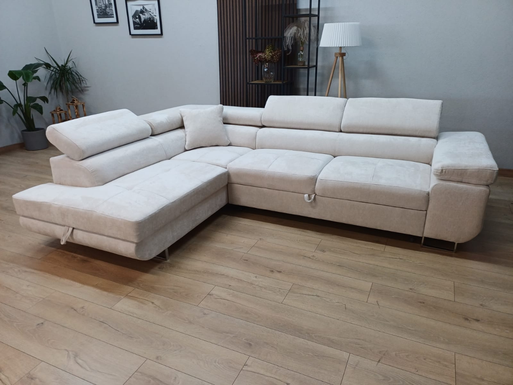 Canapé d’angle convertible Toulouse Marbella – Angle gauche 275 x 205 cm