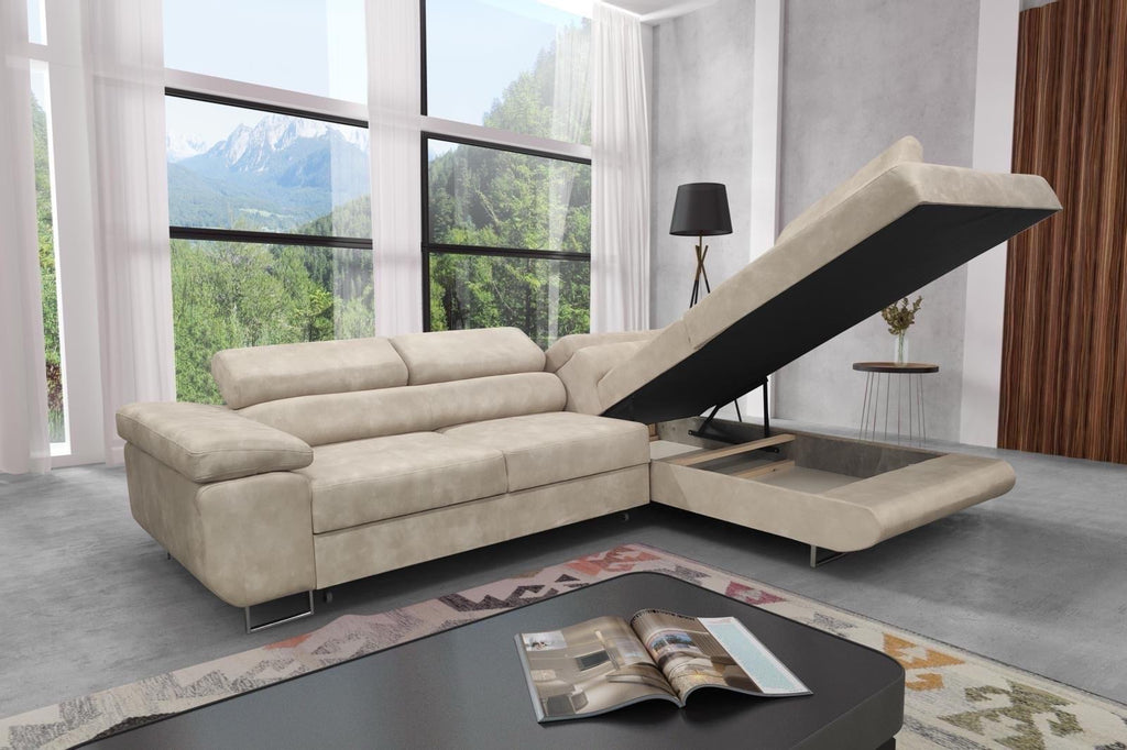 Canapé d’angle convertible Toulouse Marbella – Angle droit 275 x 205 cm