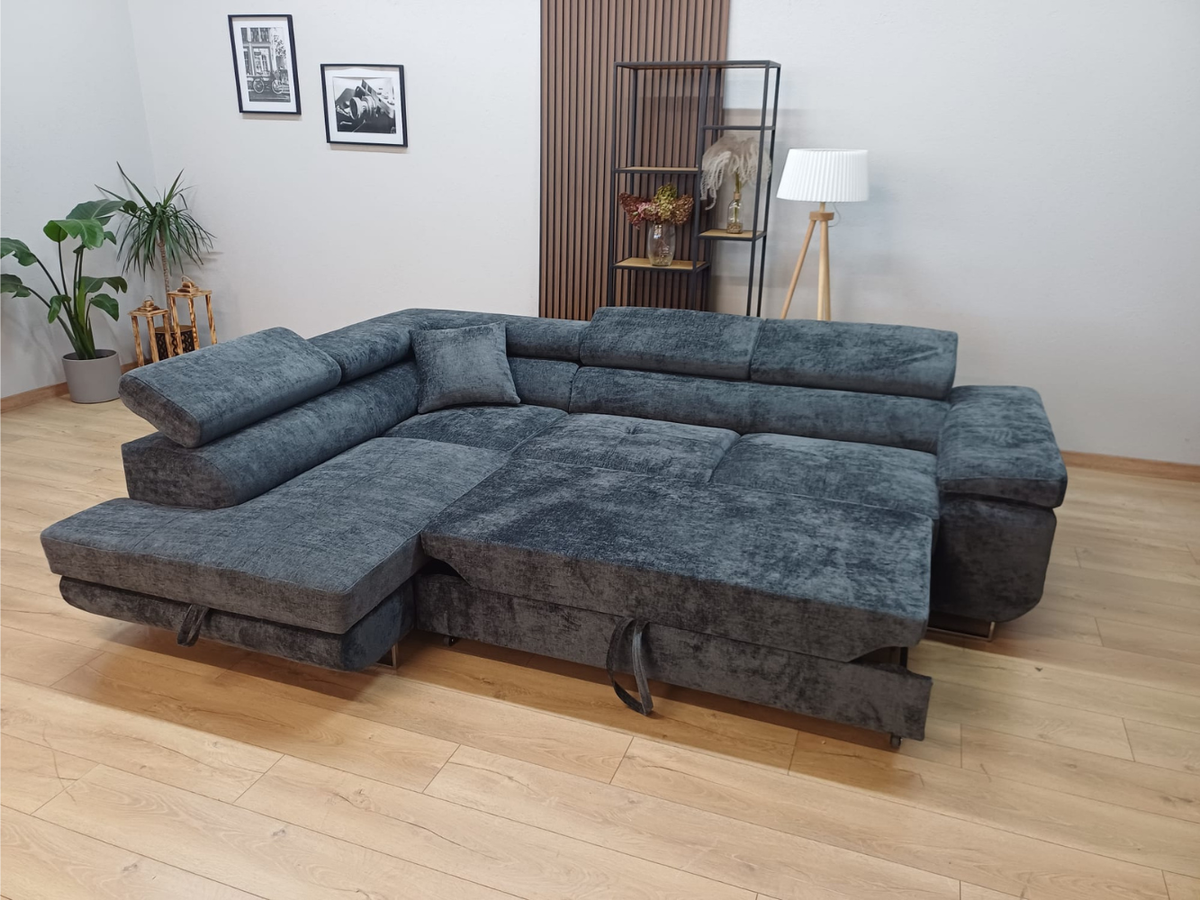 Canapé d’angle convertible Toulouse Marbella – Angle gauche 275 x 205 cm