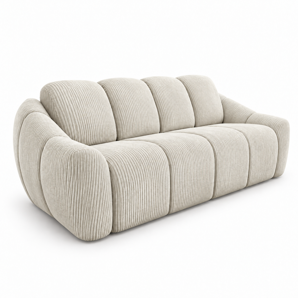 Canapé convertible Alaska Velours – Matelas 20 cm