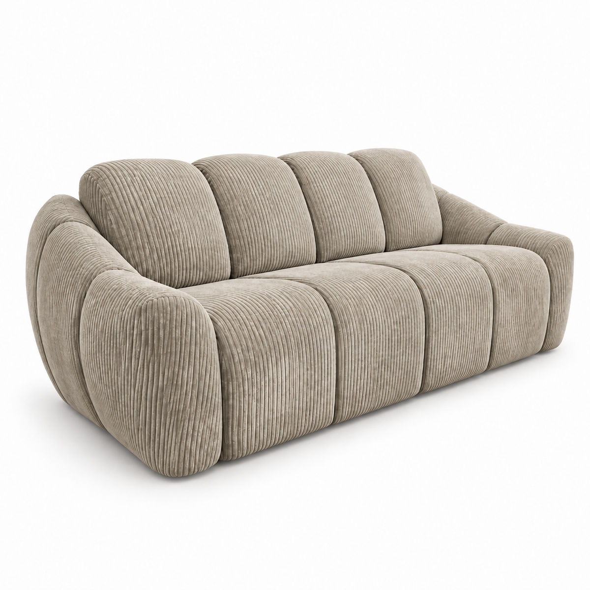 Canapé convertible Alaska Velours – Matelas 20 cm