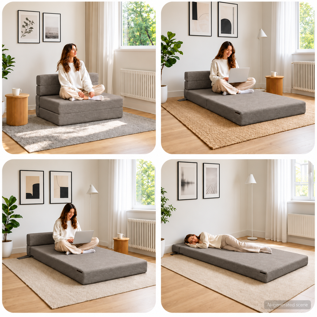 Canapé Pliable velours