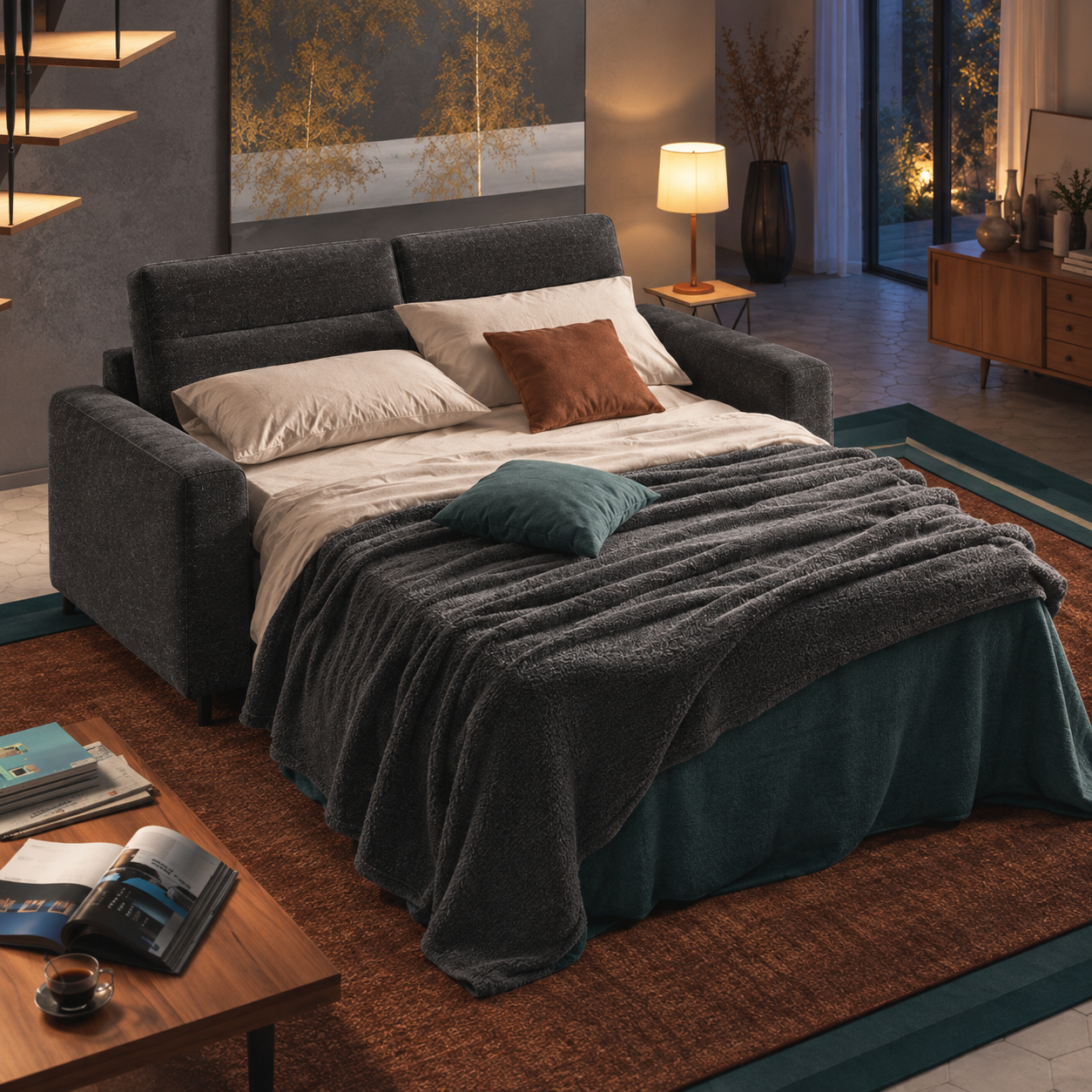 Canapé convertible Bingo – Matelas 20 cm