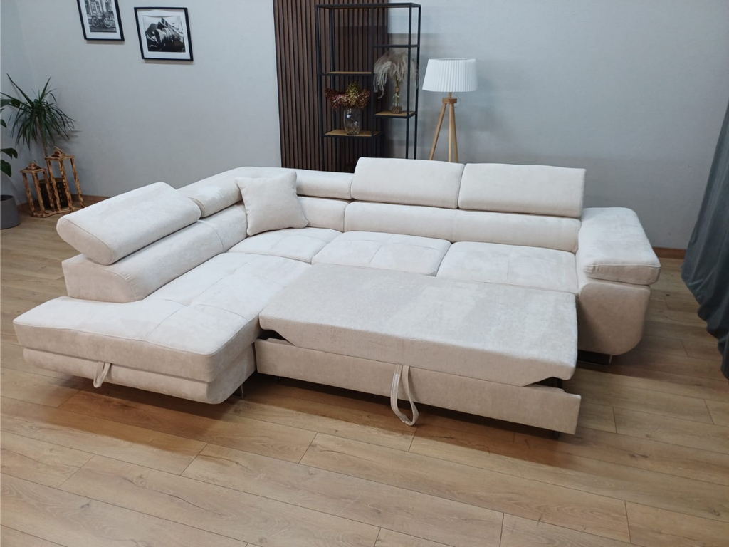 Canapé d’angle convertible Toulouse Marbella – Angle gauche 275 x 205 cm