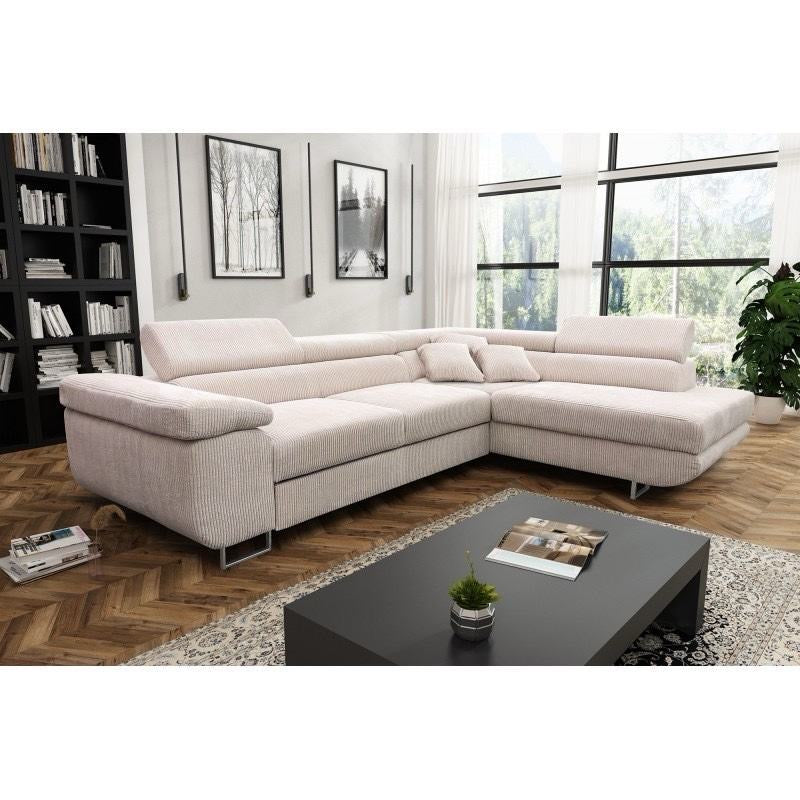 Canapé d’angle convertible Toulouse Marbella – Angle droit 275 x 205 cm