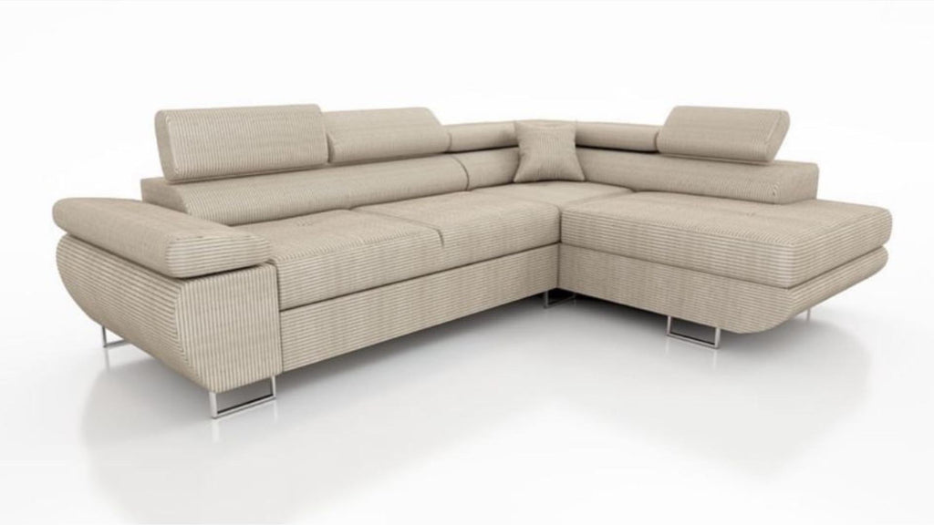Canapé d’angle convertible Toulouse Marbella – Angle droit 275 x 205 cm
