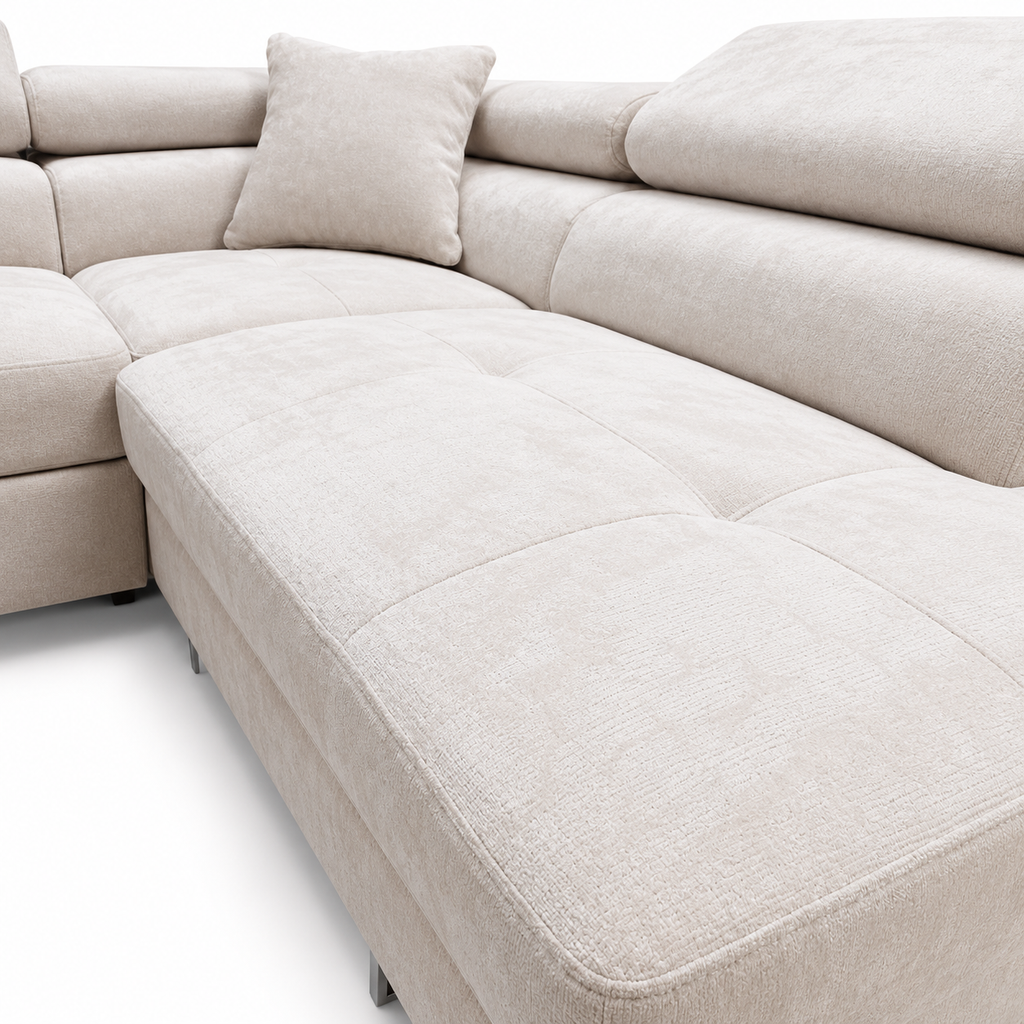 Canapé d’angle convertible Toulouse Marbella – Angle gauche 275 x 205 cm