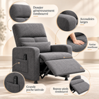 Fauteuil Releveur Électrique Massant & Chauffant