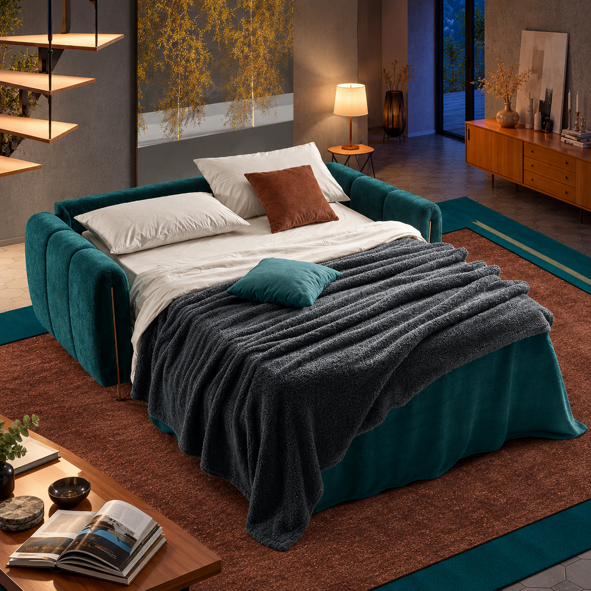 Canapé convertible DAYTONA – Matelas 17 cm