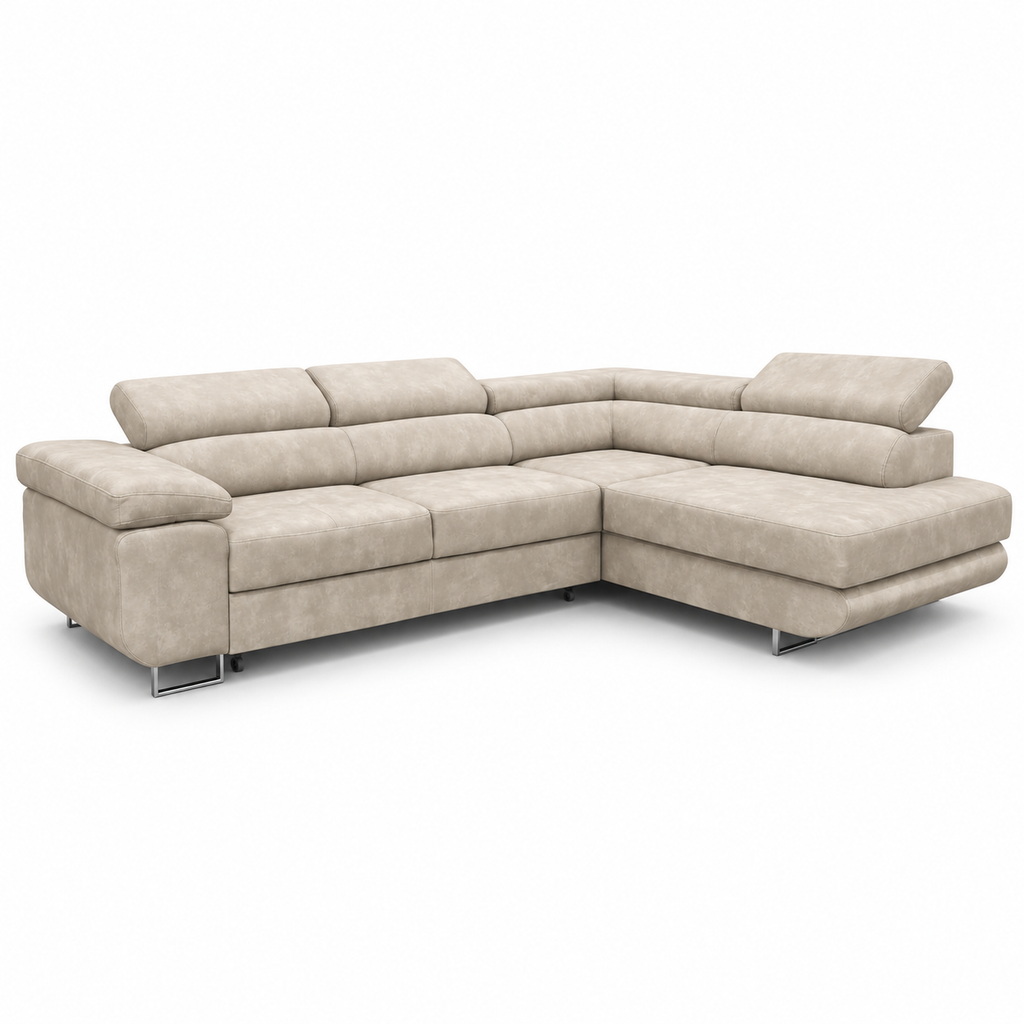 Canapé d’angle convertible Toulouse Marbella – Angle droit 275 x 205 cm