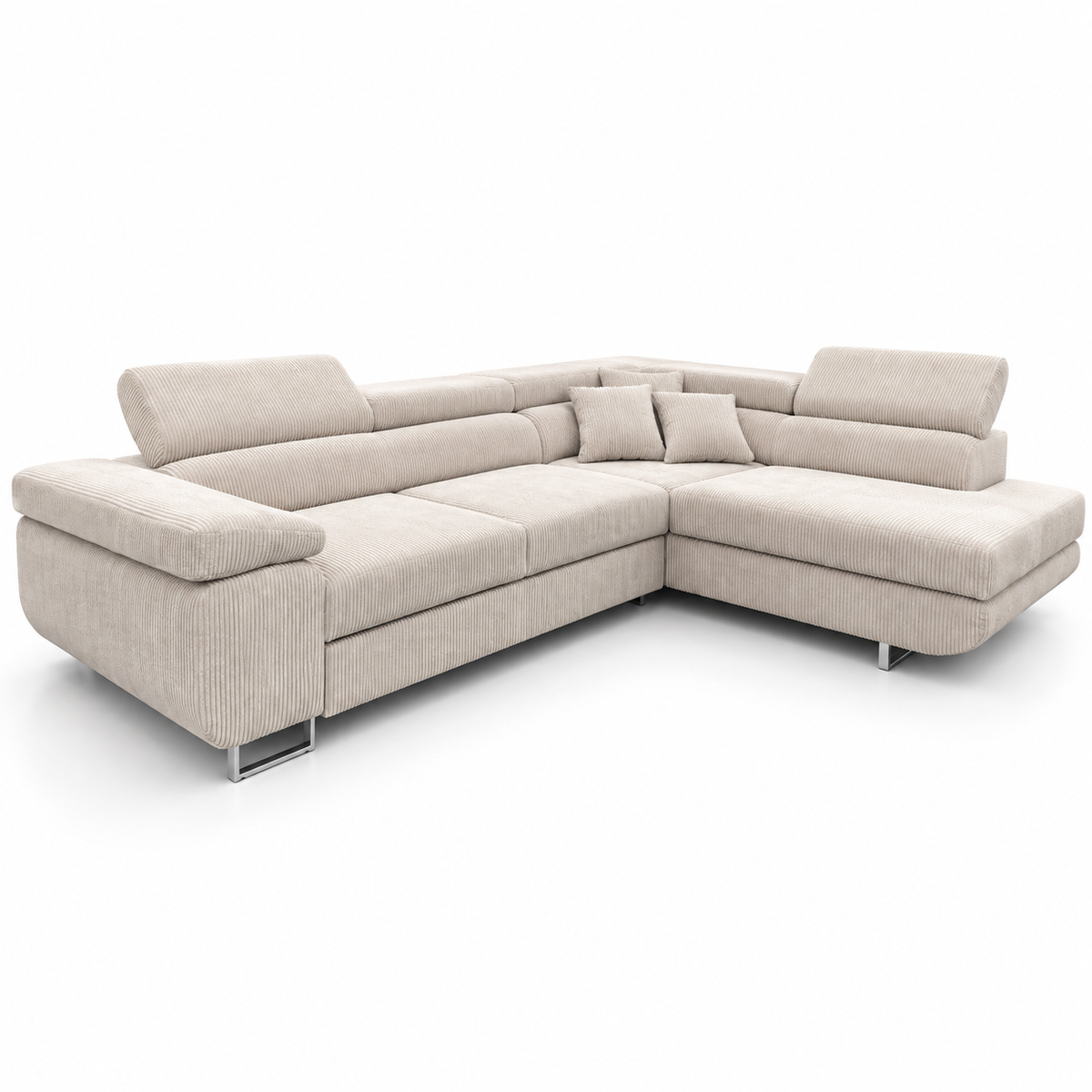 Canapé d’angle convertible Toulouse Marbella – Angle droit 275 x 205 cm