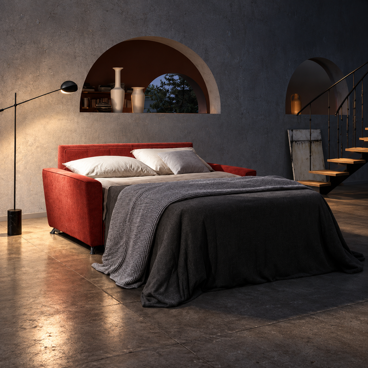 Canapé convertible ARGO – Matelas 17 cm